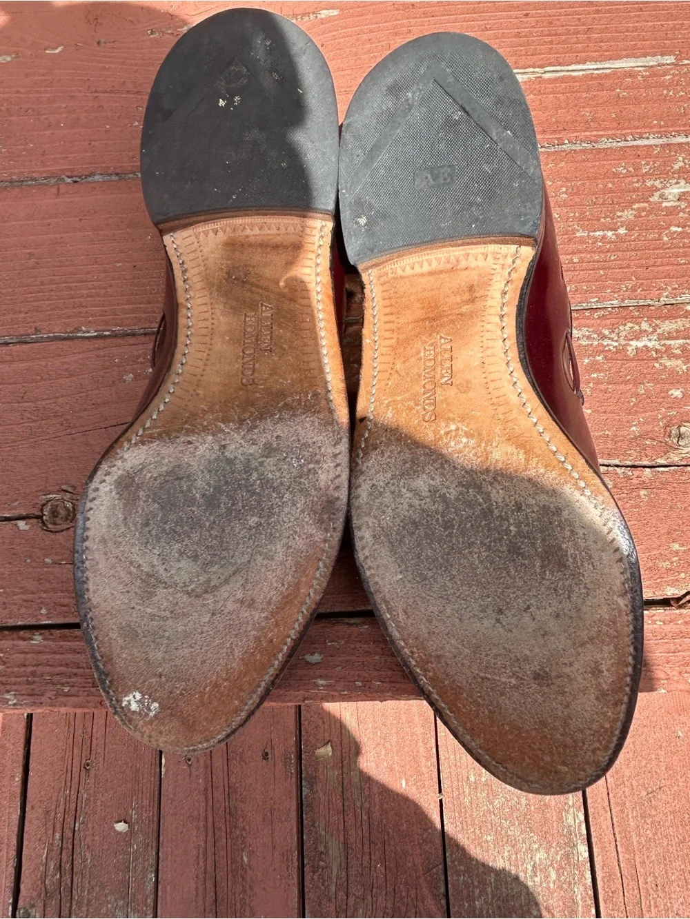 Allen Edmonds Saratoga Loafers Tassel Dress Shoes 8773 Sz 9.5 AAA Vintage